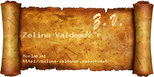 Zelina Valdemár névjegykártya